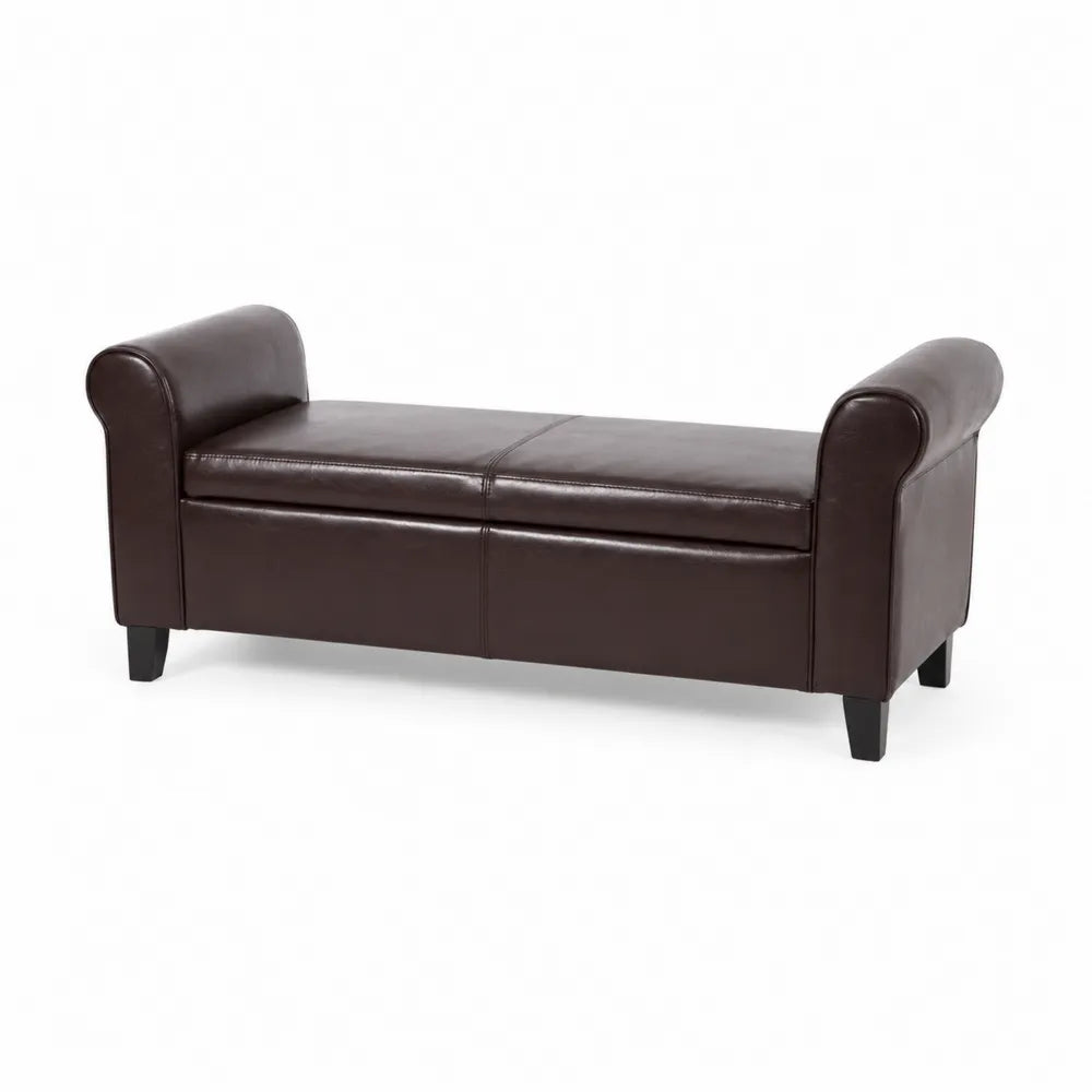 Sitzbank Leder Braun